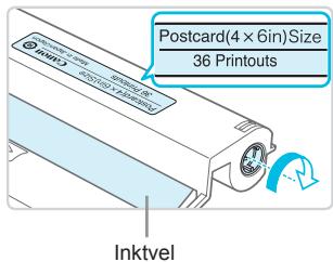 CANON SELPHY CP900 - De inktcassette voorbereiden - 1