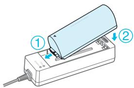CANON SELPHY CP900 - De batterij installeren - 4