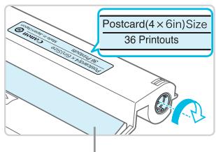 CANON SELPHY CP900 - Préparation de la cassette d'encre - 1