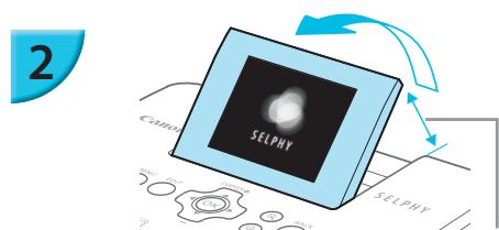 CANON SELPHY CP900 - Kytke SELPHY-tulostimeen virta. - 1