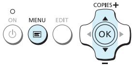 CANON SELPHY CP900 - Display the settings screen. - 1
