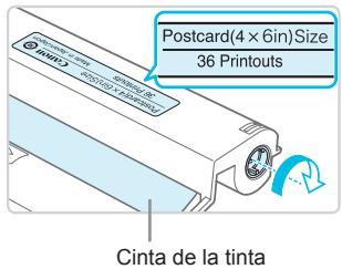 CANON SELPHY CP900 - Preparación del cartucho de tinta - 1