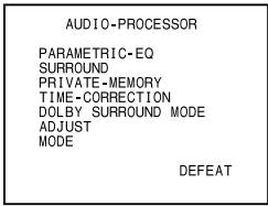 ALPINE DHA-S680P - MODE – Réglage du subwoofer - 2