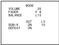 ALPINE DHA-S680P - MODE – Réglage du subwoofer - 3