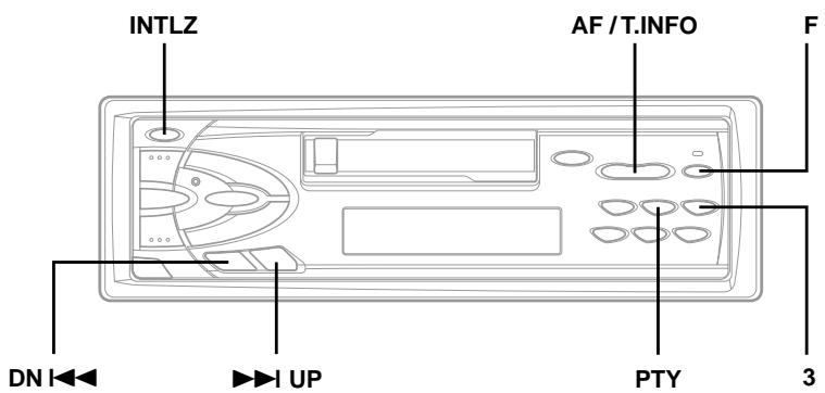 ALPINE TDM-7574R - Syntonisation des stations de présélection - 1