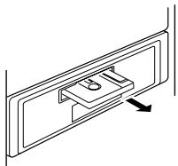 ALPINE TDM-7574R - Insertion/éjection d'une cassette - 2