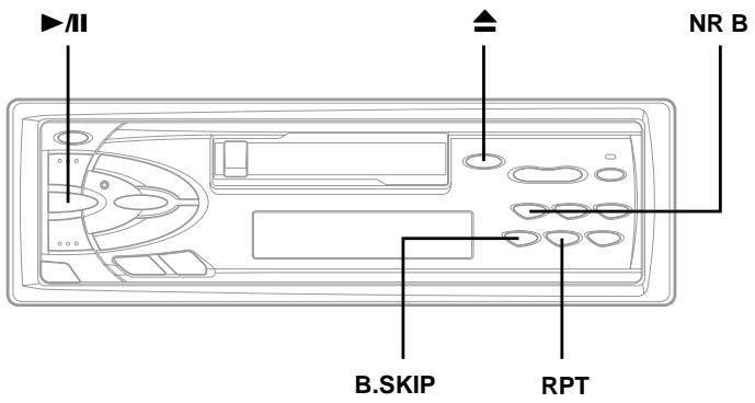 ALPINE TDM-7574R - Fonctionnemt du lecteur de cassete - 1