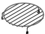 WHIRLPOOL GT 385 MIR, GT282WH, GT285LON, GT287NB, GT384BL, GT390WH, GUSTO GT281, GUSTO GT287NB - PARRILLA - 1