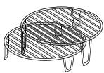 WHIRLPOOL JT 368 WH - GRILLRISTEN - 1
