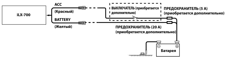 ALPINE ILX-700 - Cxema nodkloueHnO dnHOnoIIOCHOro BbIKlOuHaTeIa (npno6peTaetcA donolnHTelbHo) - 1