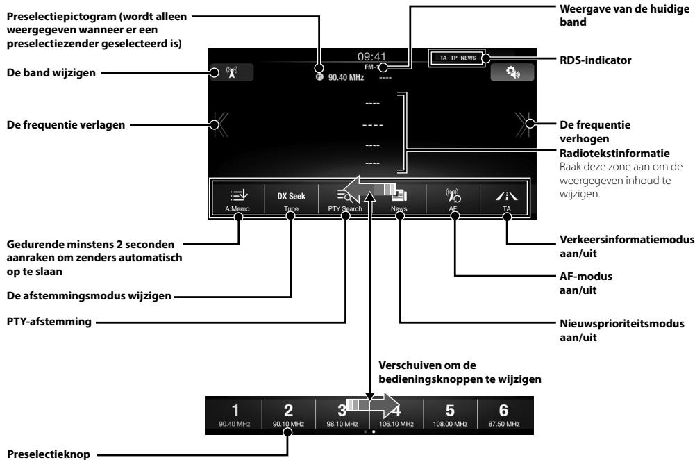 ALPINE ILX-700 - Radio/RDS bediening - 1