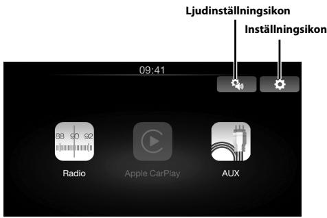 ALPINE ILX-700 - Om Home-skärmen - 2