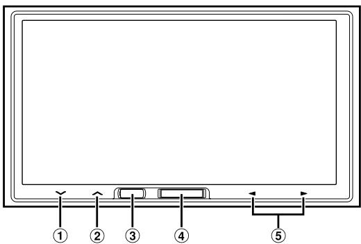 ALPINE ILX-700 - Uitlijning van bedieningselementen - 1