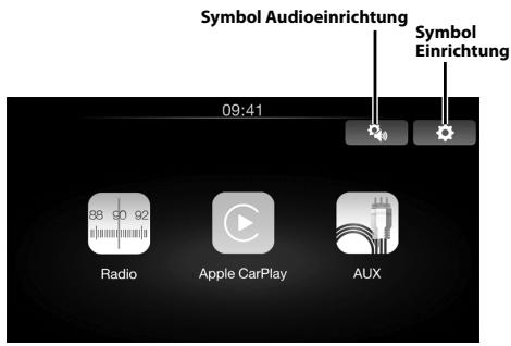 ALPINE ILX-700 - Informationen zum Startbildschirm - 1