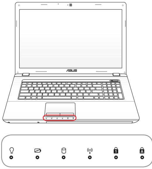 ASUS K756UQ-TY318T - Indicateurs d'état - 1