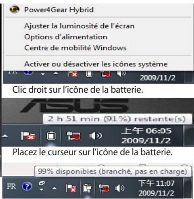 ASUS K756UQ-TY318T - Vérifier la charge de la batterie - 4