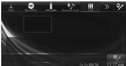 ALPINE INE-W990BT, INE-W990 HDMI, INE-W990HDMI - Appuyez sur l'écran. - 1
