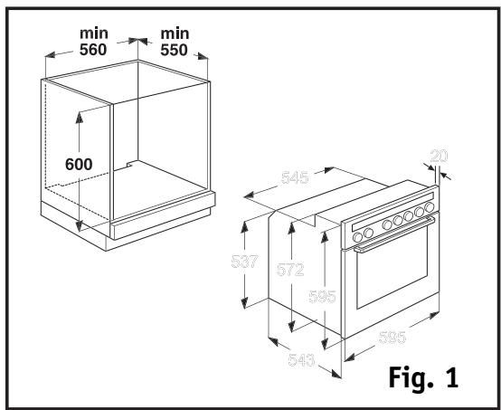 WHIRLPOOL AKS 101 NB - GUIDE D'INSTALLATION - Comment fixer le four - 1