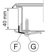 WHIRLPOOL AKS 101 NB - GUIDE D'INSTALLATION - Comment fixer le four - 8