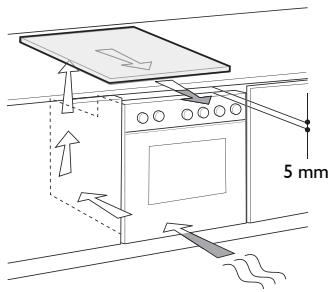 WHIRLPOOL ACM 701/IX - Montage four sous le plan : - 1
