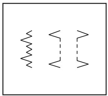 SINGER 1507 - Fonction de la molette de commande de longueur de point pour points zigzag - 3