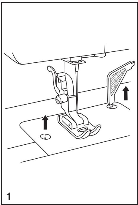 SINGER 1507 - Fonctions de points pour attachment de bordure - 1