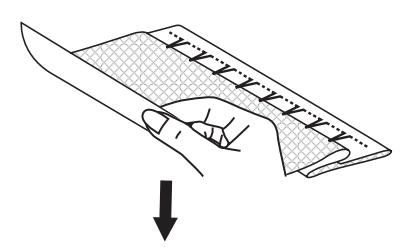 SINGER 1507 - Fonction de la molette de commande de longueur de point pour points zigzag - 5