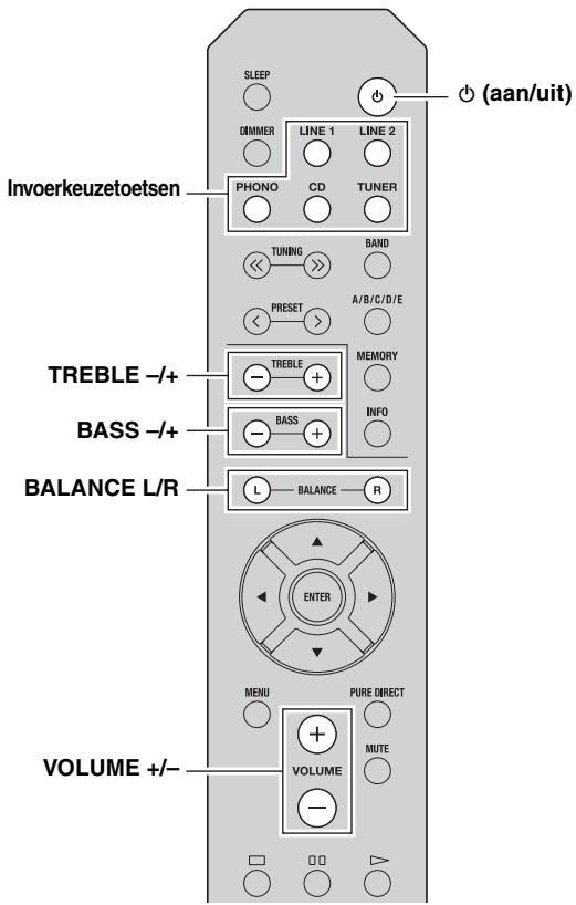 YAMAHA A-S201 - Een bron afspelen - 1