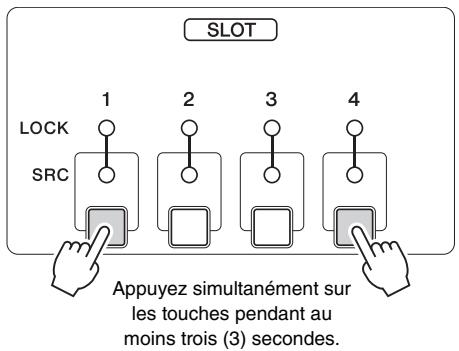 YAMAHA RSIO64-D - Verrouillage de panneau - 1