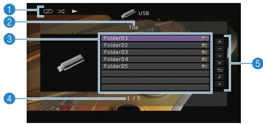 YAMAHA RX-V773 - Écran Navigation - 1