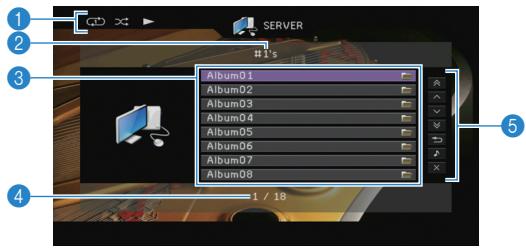 YAMAHA RX-V773 - Écran Navigation - 1