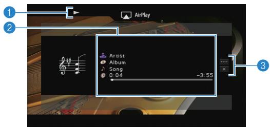 YAMAHA RX-V773 - Écran de lecture - 1