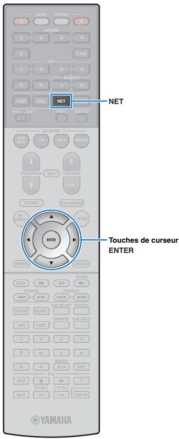 YAMAHA RX-V773 - Pour quitter le menu, appuyez sur OPTION. - 1