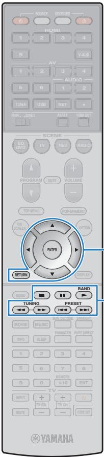 YAMAHA RX-V773 - Écoute de la radio Internet - 5