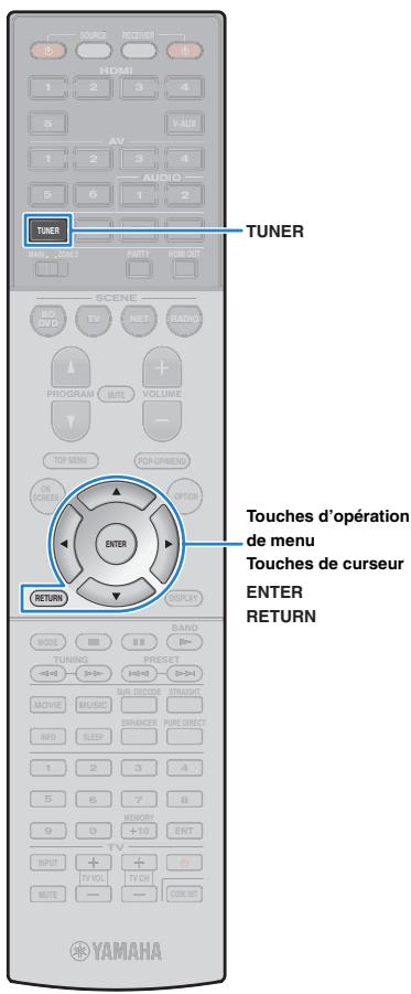 YAMAHA RX-V773 - Réception automatique d'informations sur la circulation routière - 4