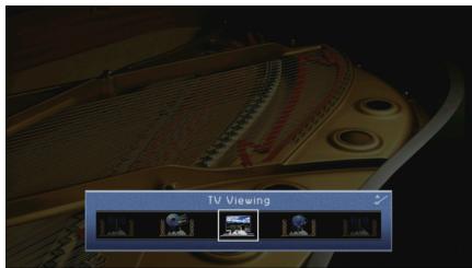 YAMAHA RX-V773 - Configuration de la fonction SCENE (menu Scène) - 2