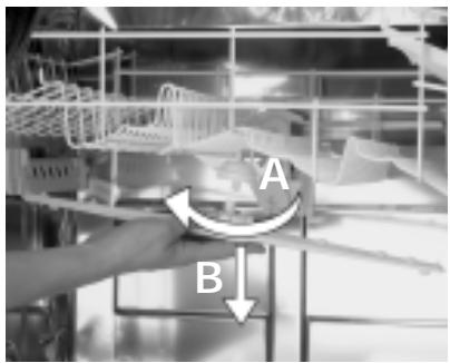 WHIRLPOOL ADP 6946 IXM - Bras d'aspersion supérieur : - 1