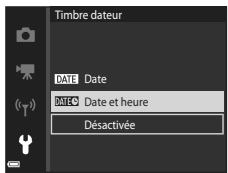 NIKON COOLPIX A300 - Sélectionnez un réglage et appuyez sur la commande OK. - 2