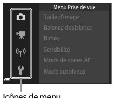 NIKON COOLPIX A300 - Appuyez sur la commande du sélecteur multidirectionnel. - 2