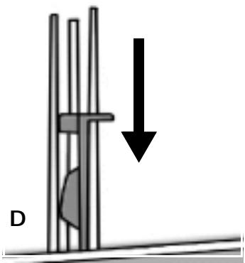 WHIRLPOOL AWO/D 4741 W - Comment positionner le séparateur dans le compartment de lavage principal pour le détergent en poudre ou liquide - 3