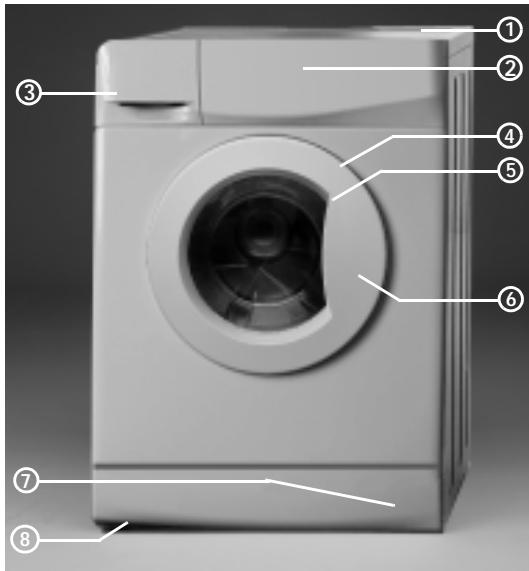 WHIRLPOOL AWO/D 4741 W - DESCRIPTION DU LAVE-LINGE - 1