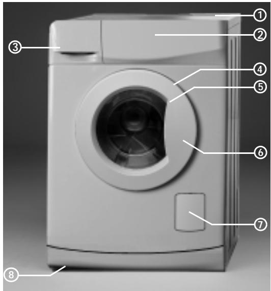 WHIRLPOOL AWO/D 4741 W - DESCRIPTION DU LAVE-LINGE - 2