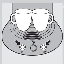 PHILIPS HD7812/61 SENSEO - Drücken Sie den Ein-/Ausschalter ①. - 4