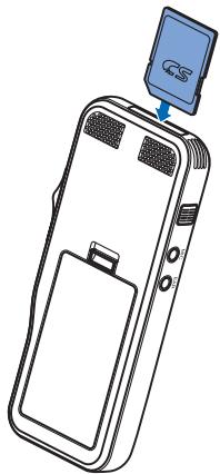 PHILIPS DPM7700 - Einsetzen und Auswerfen der Speicherkarte - 1