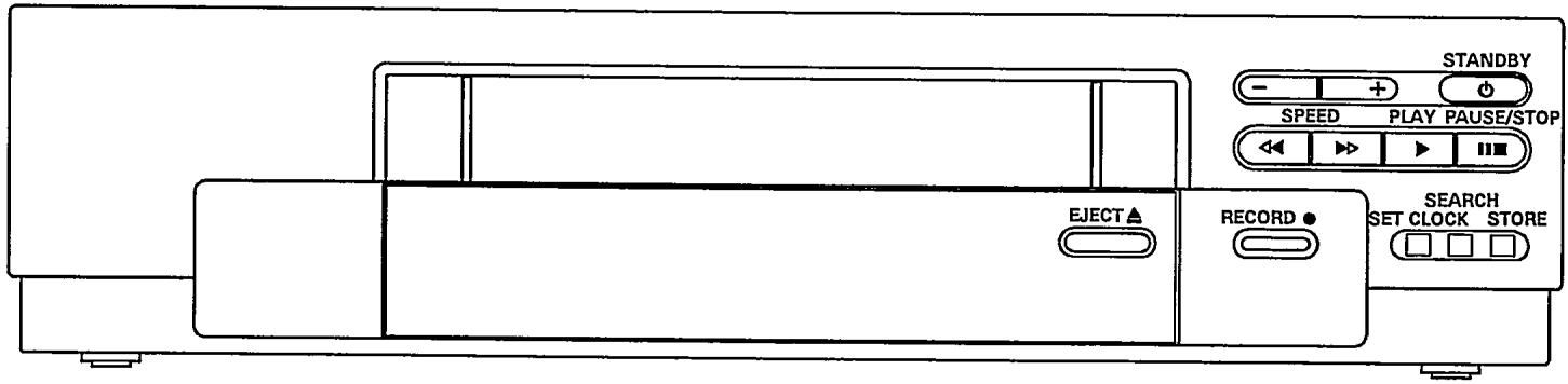 PHILIPS 3SB47 - La face avant du magnétoscope - 1