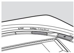 PHILIPS EXP511/00C - Réglage des graves - 1