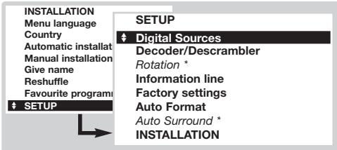 PHILIPS 32PW8718 - Setup Menu - 1