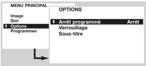 PHILIPS 32PW8718 - Réglage des options - 1