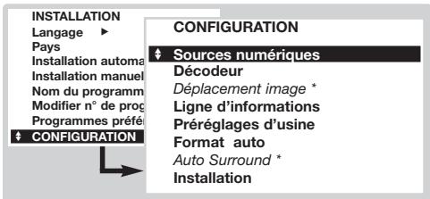 PHILIPS 32PW8718 - Menu Configuration - 1