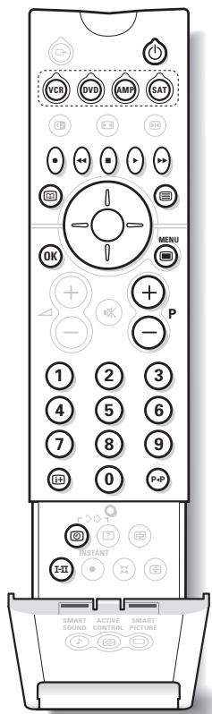 PHILIPS 32PW8718 - Tasti VCR,DVD,AMP e AUX - 1